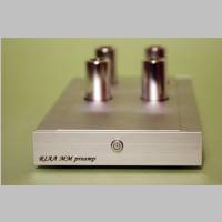 RIAA preamp 6F12P/ECC85 - in case, front view