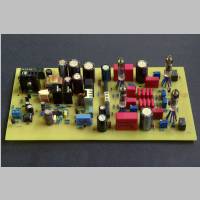 RIAA preamp 6N16B SE - main PCB - all in one