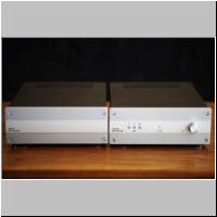 Dual mono phono preamplifier E88CC, F12P, ECC82